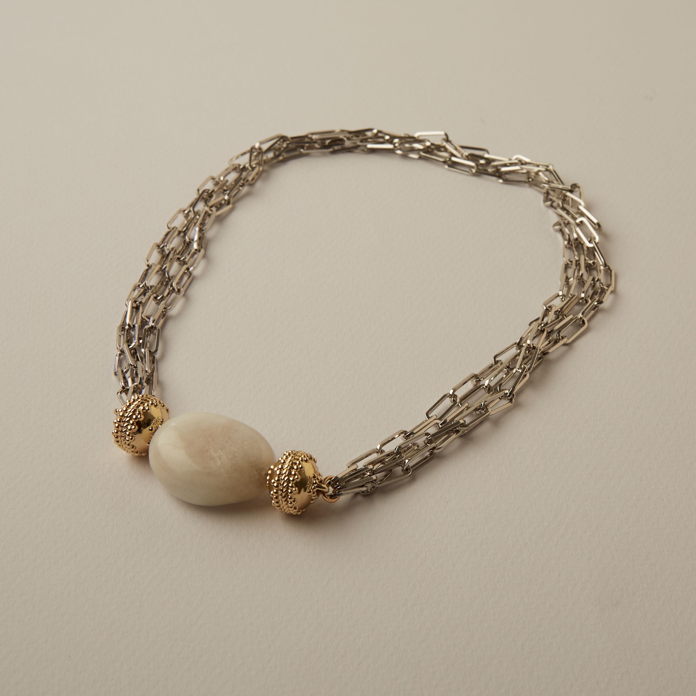 Kingsbury Rhodium Multi-Strand Necklace