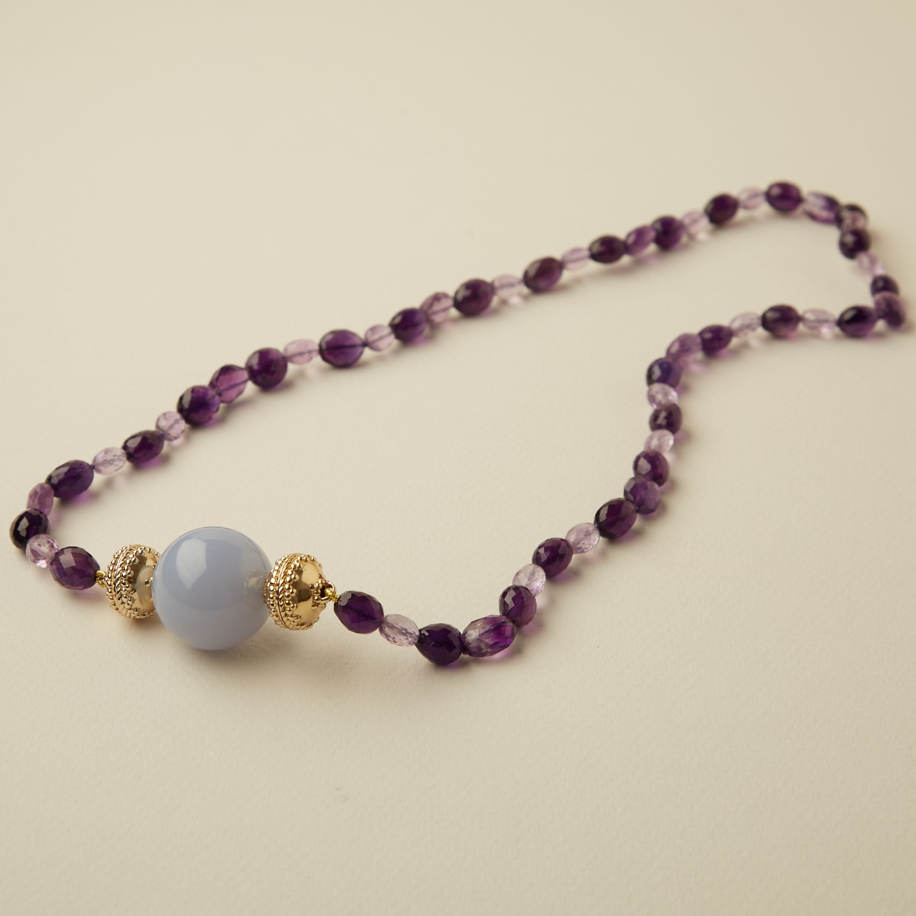 Nancy Multicolored Amethyst Necklace