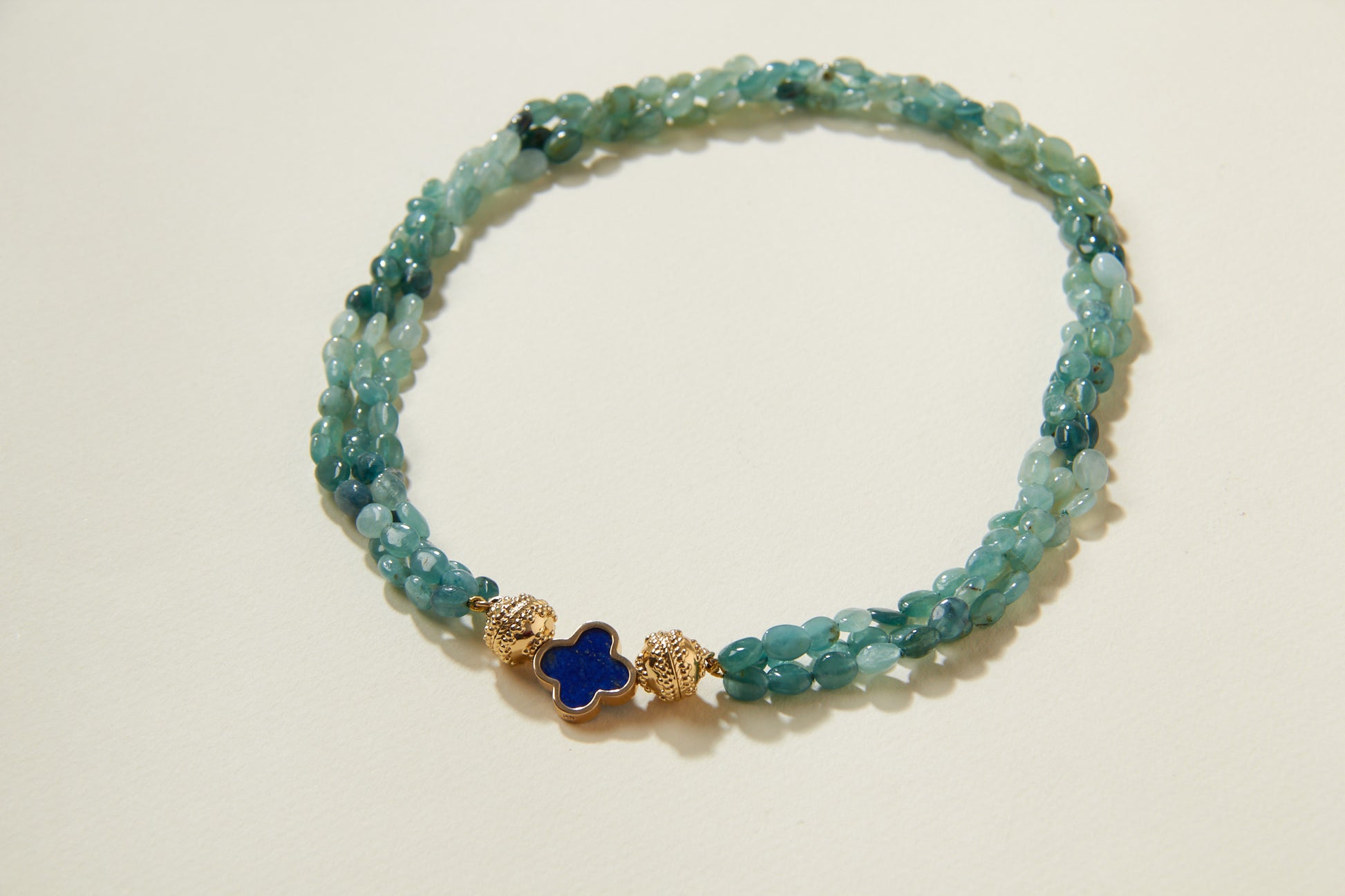 Blue Lapis Petal Mini Centerpiece