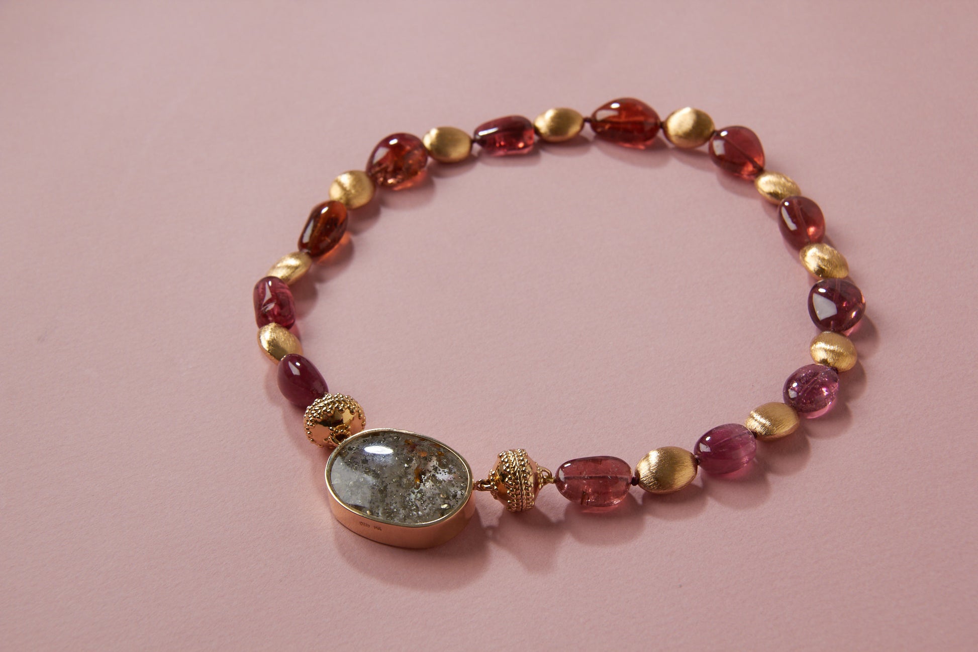 Gold Rush Tourmaline Sunset Necklace