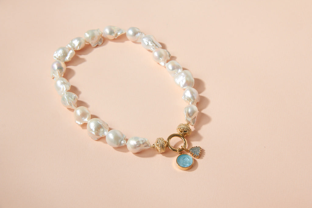 Medium Freshwater Baroque Pearl Necklace