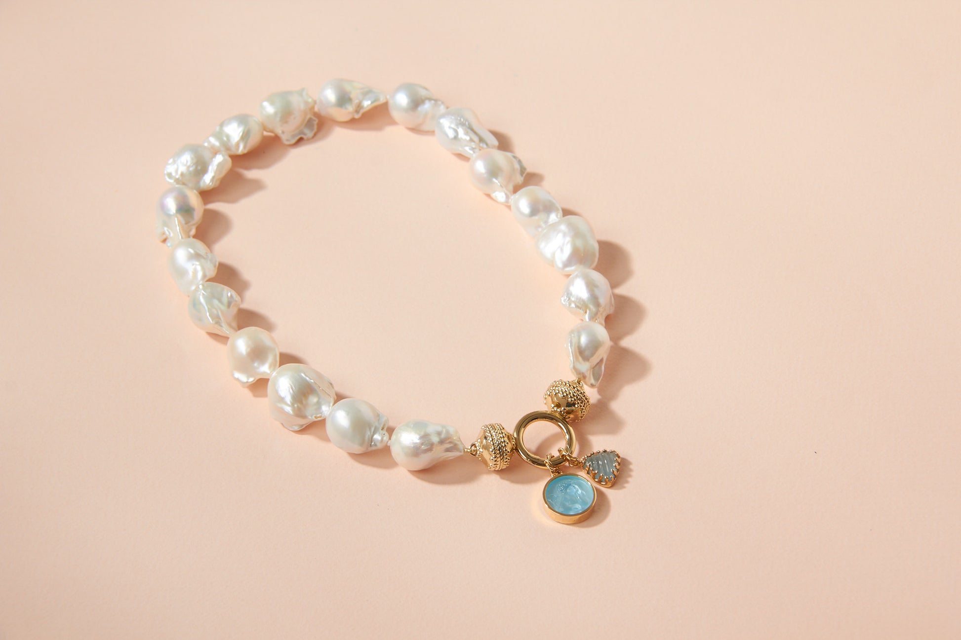 Medium Freshwater Baroque Pearl Necklace
