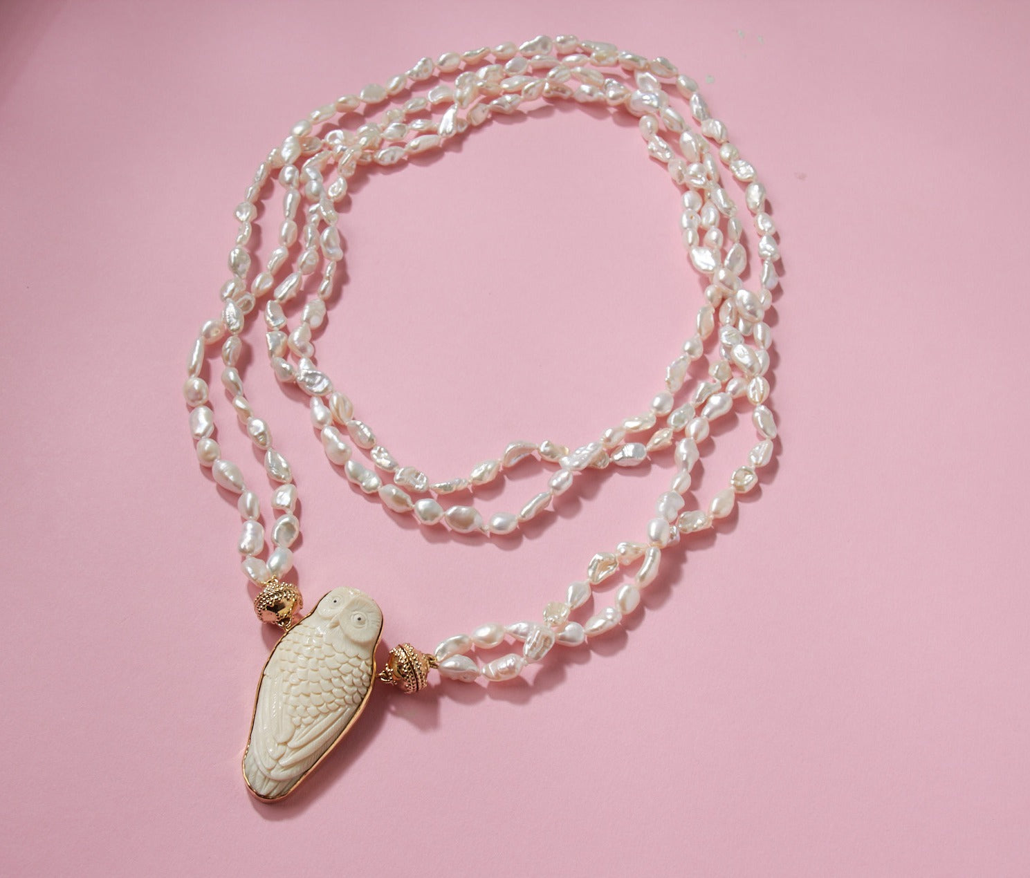 慧*プ様 アクセサリーまとめ White Keshi Pearl Double-Strand Opera Necklace – Clara Williams