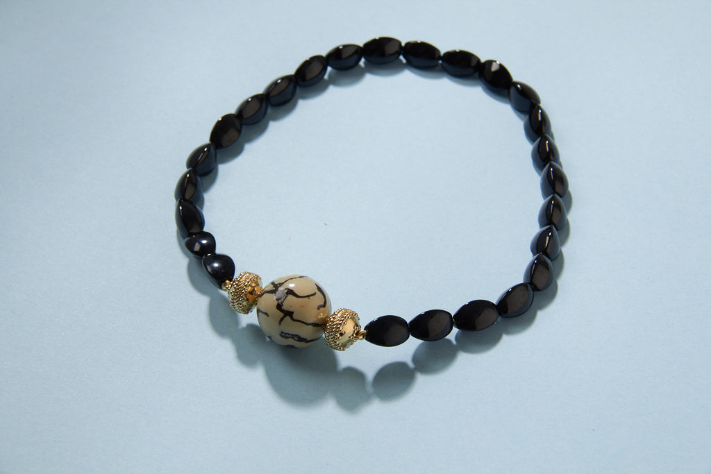 Black Tourmaline 15mm Necklace