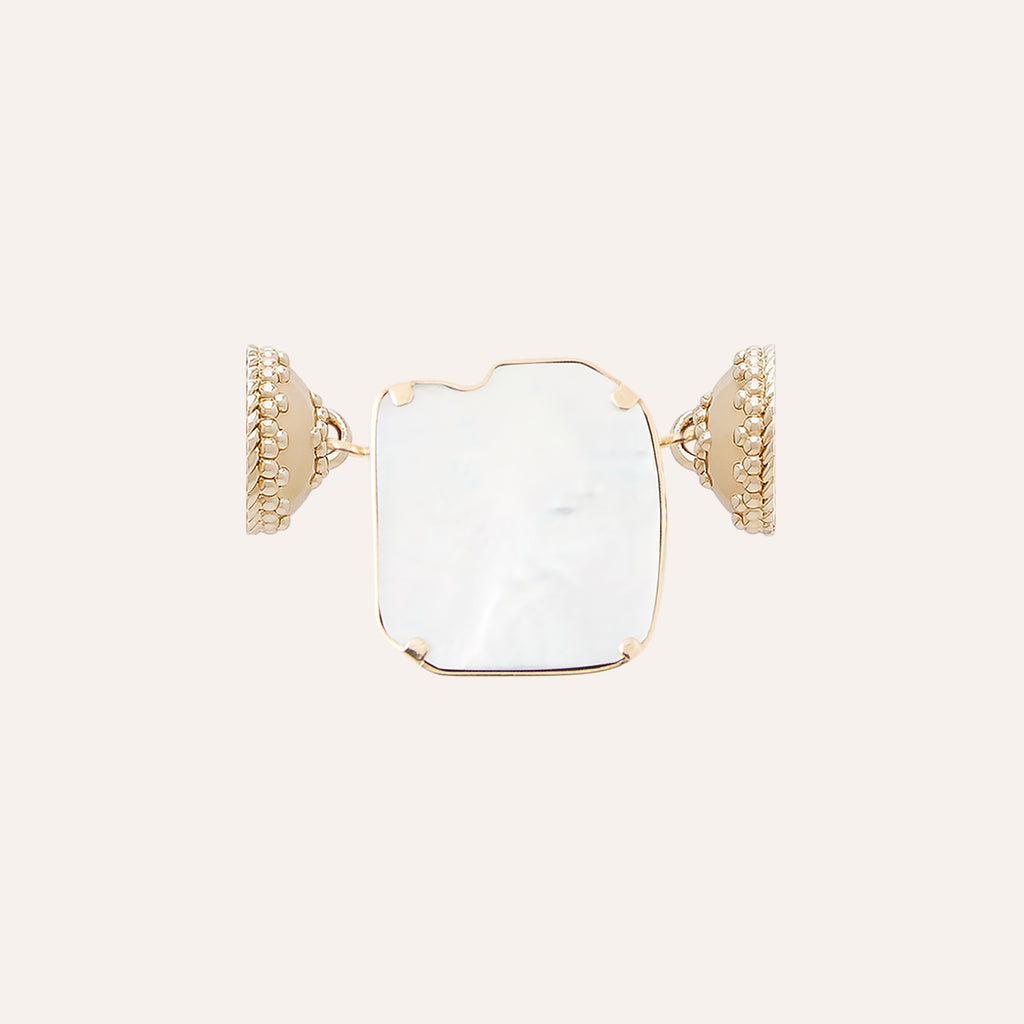 Turquoise Square Centerpiece