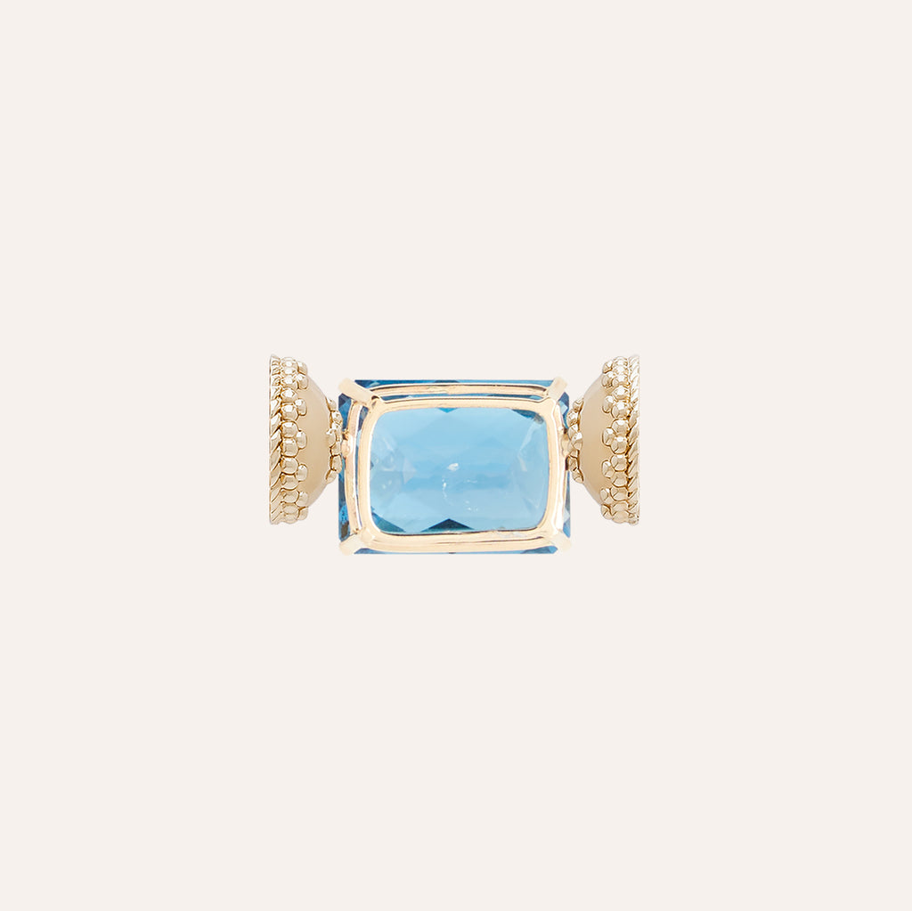 Large London Blue Topaz Centerpiece