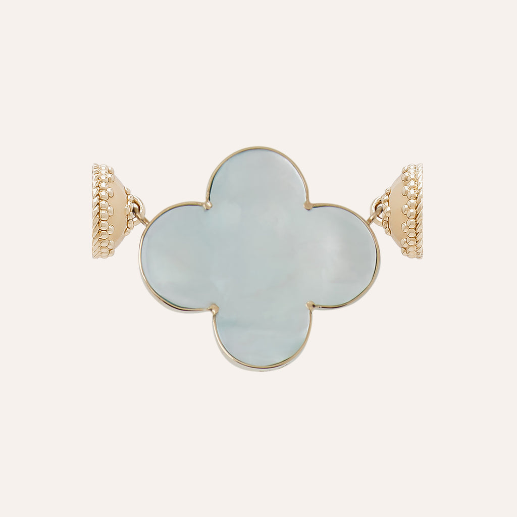 Chiara Glass Classic Paraiba Petal Centerpiece
