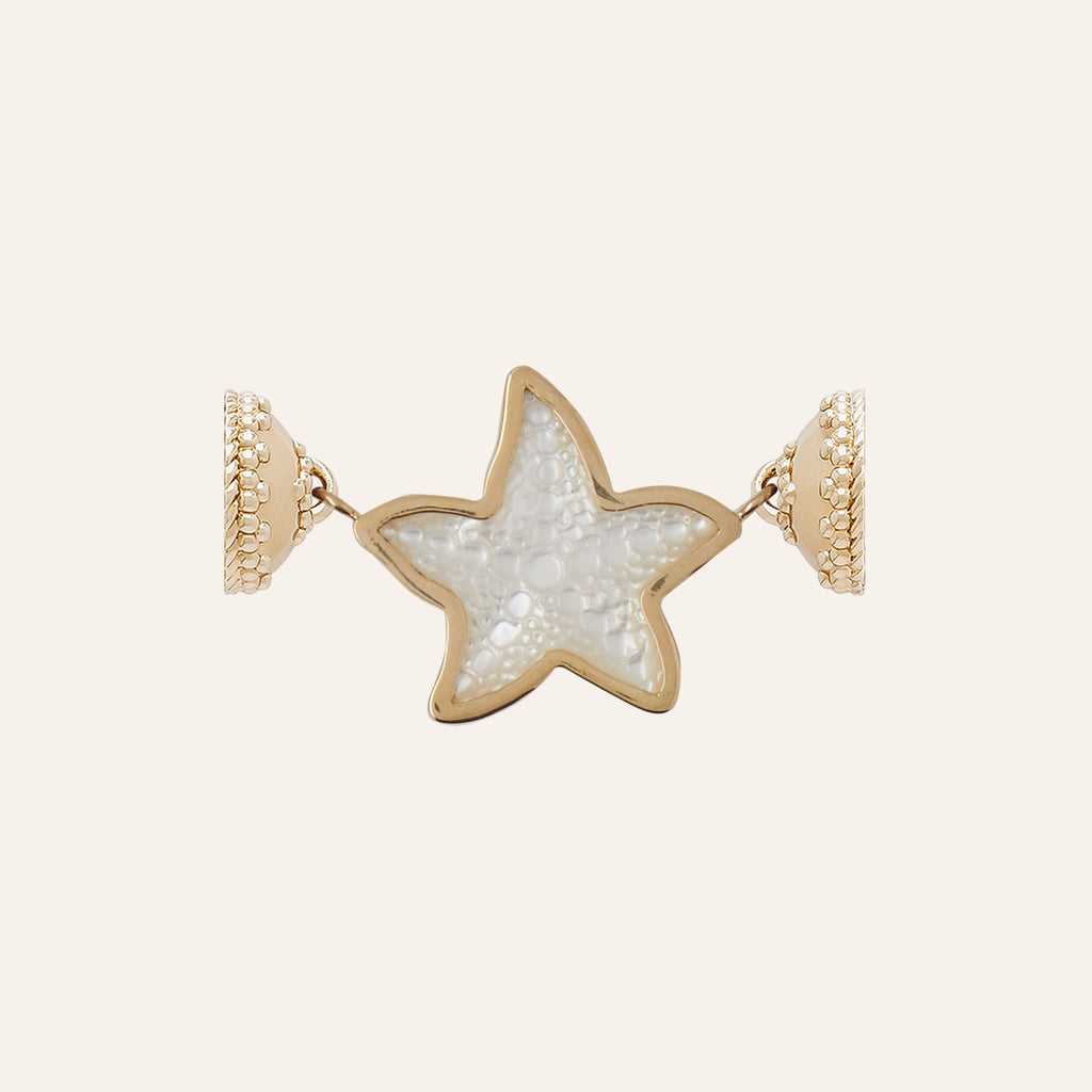Mother of Pearl Carved Starfish Centerpiece