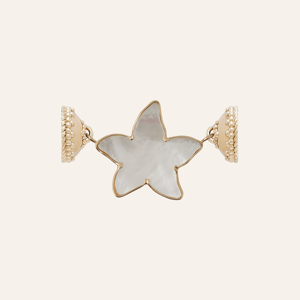 Mother of Pearl Carved Starfish Centerpiece