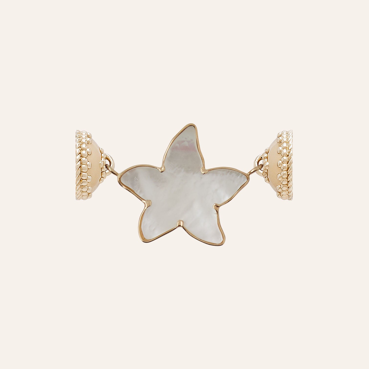 Mother of Pearl Carved Starfish Centerpiece