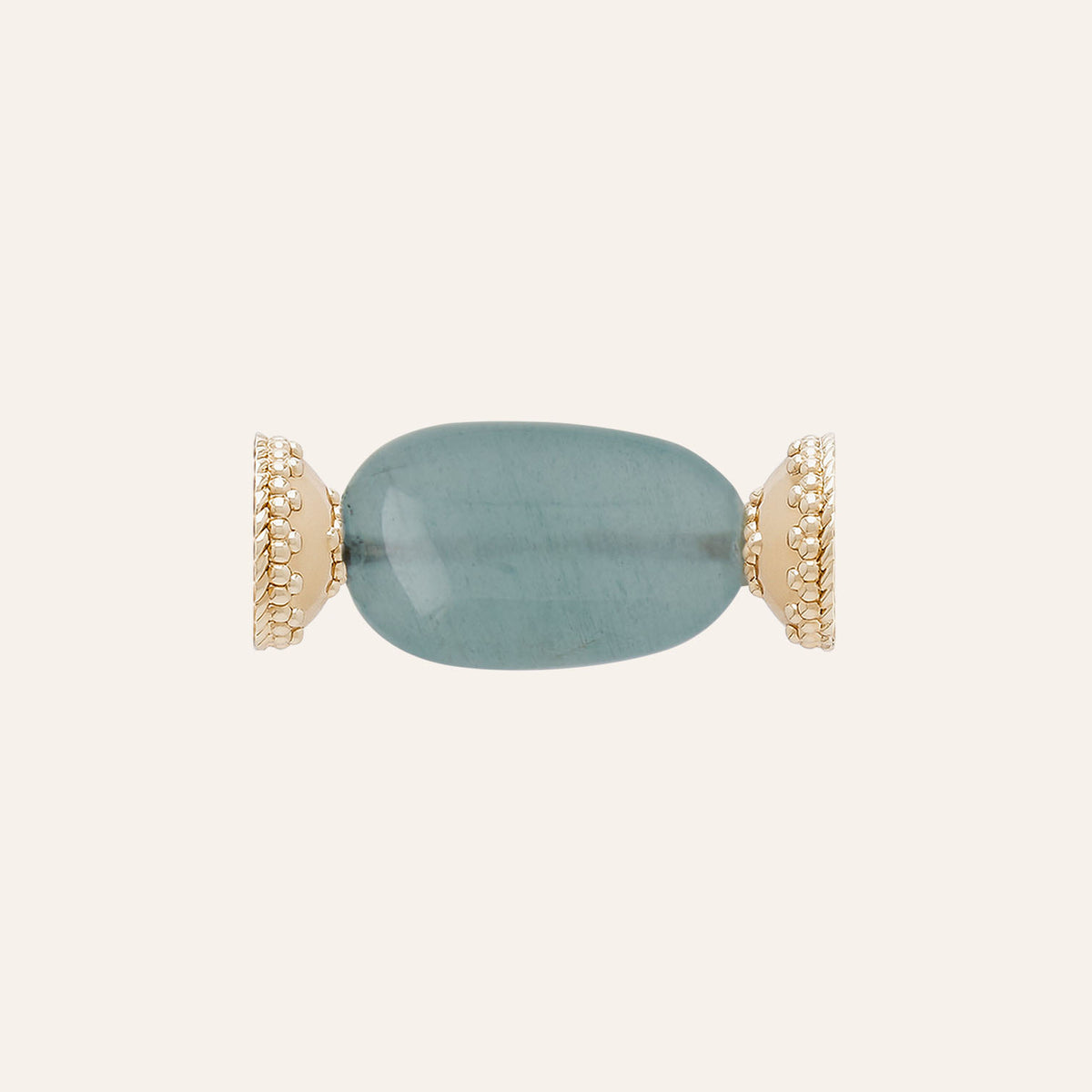 Small Aquamarine Oval Centerpiece