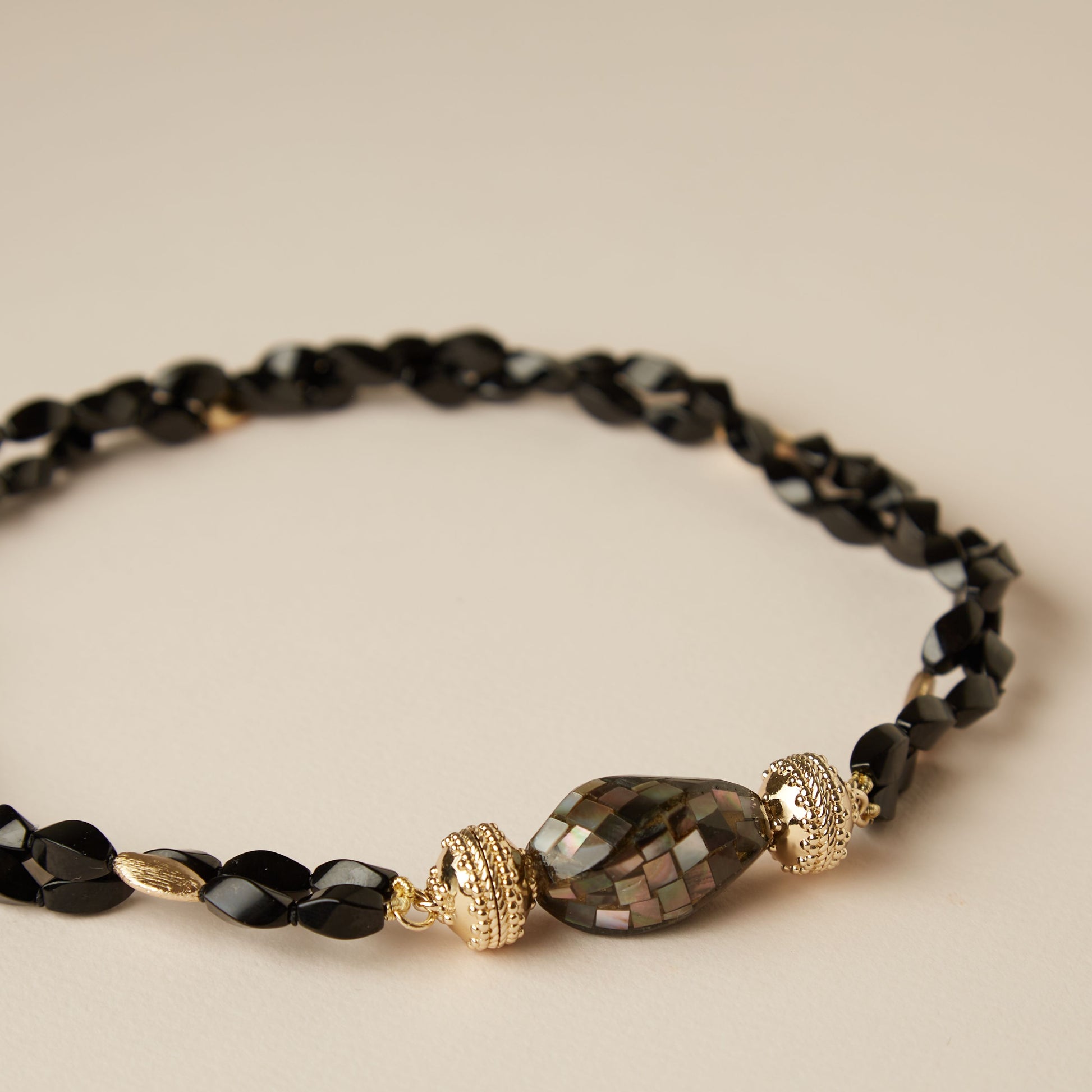 Gold Rush Black Tourmaline Necklace