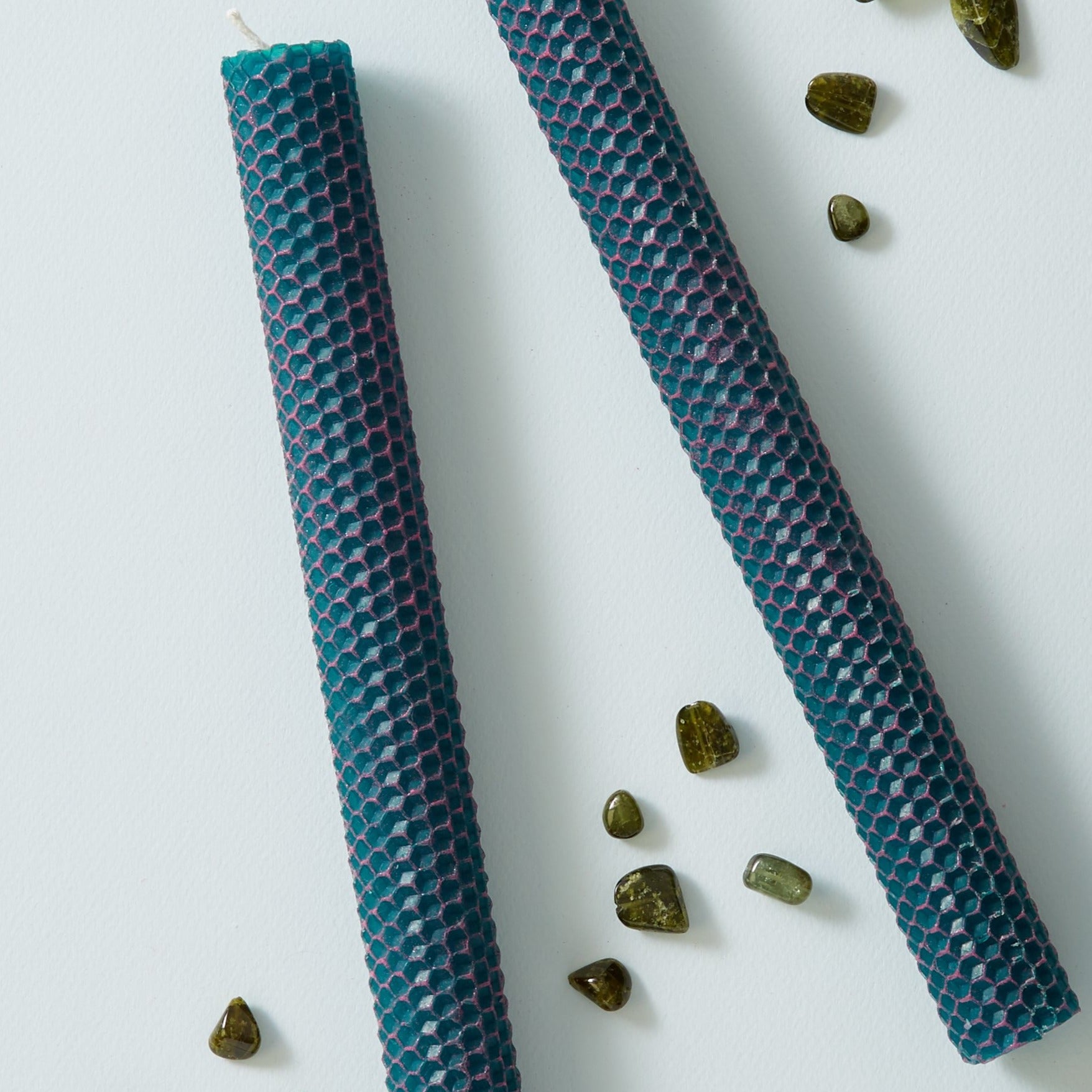 Aventurine Gem Candles
