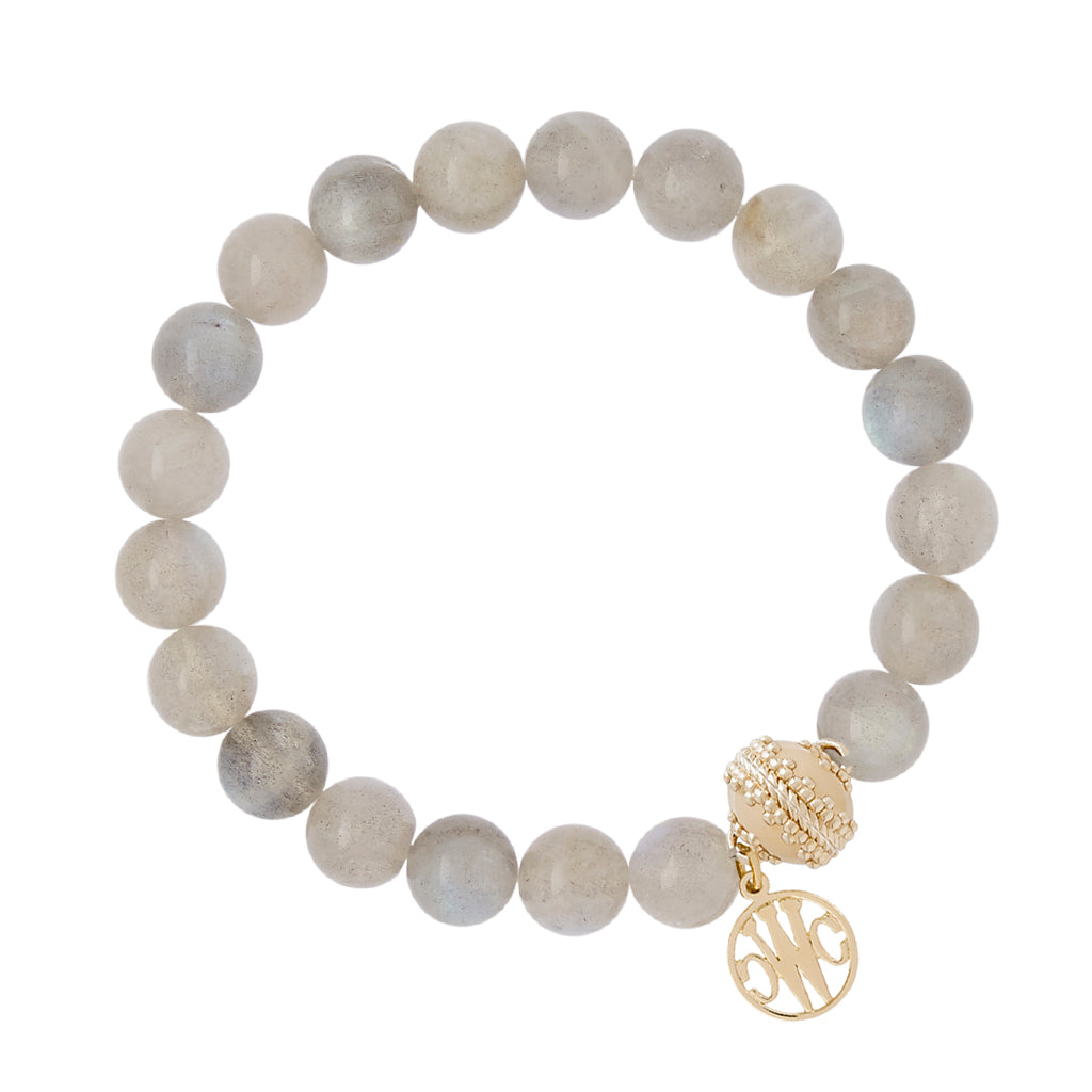 Victoire 9mm Labradorite Stretch Bracelet