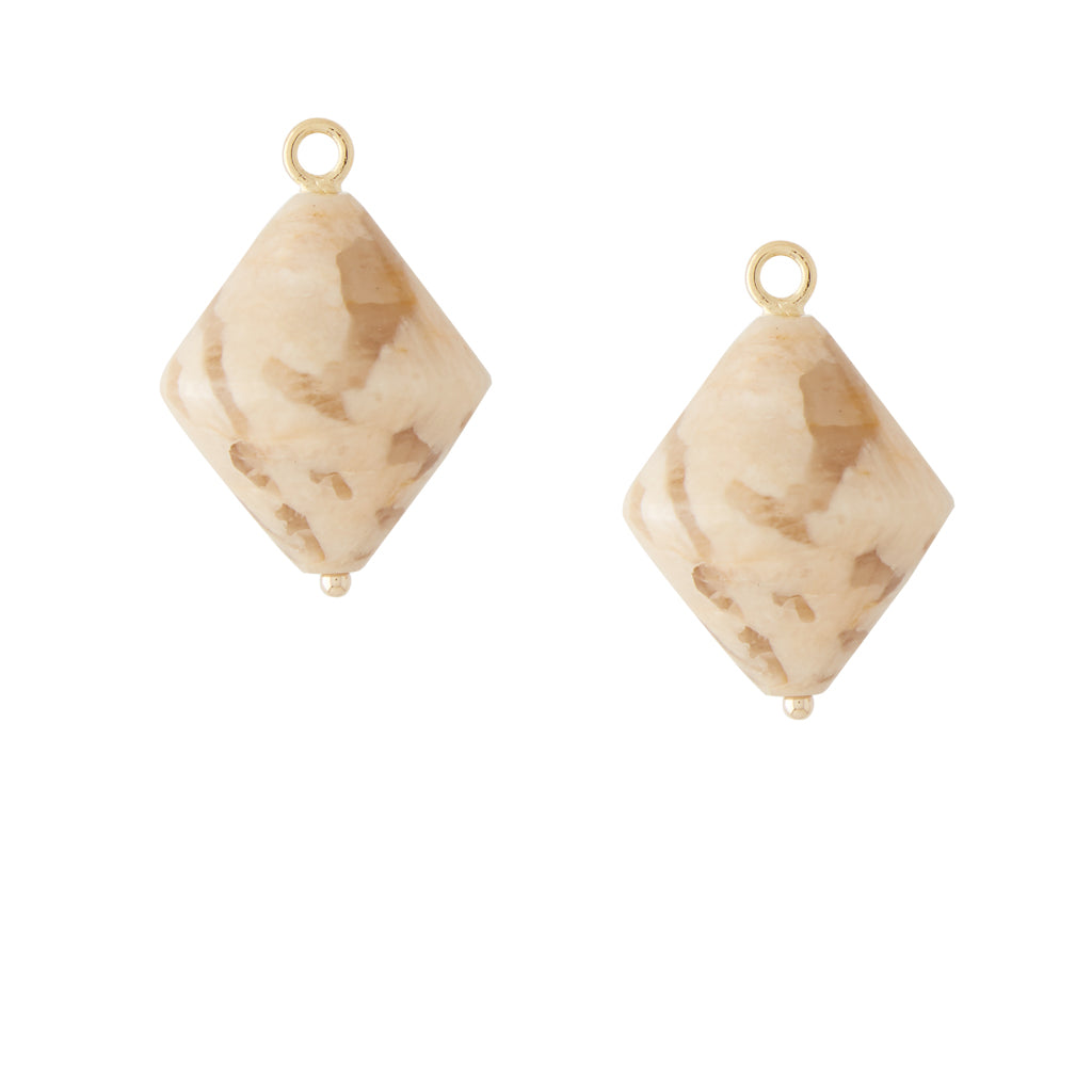 Medium Quartz Bead Earring Drops