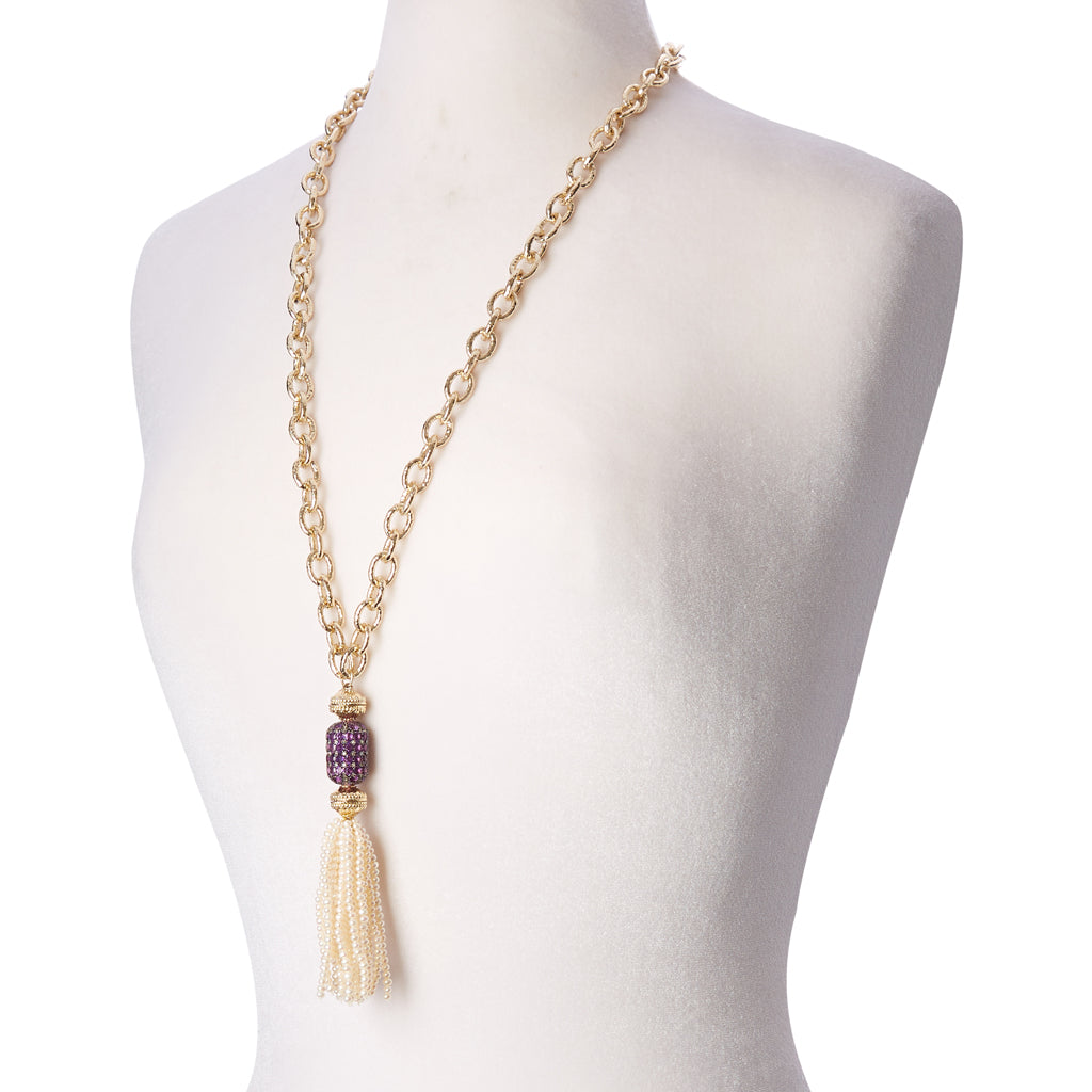 White Pearl Tassel