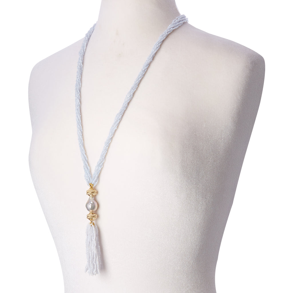 Michel Chalcedony Multi-Strand Necklace