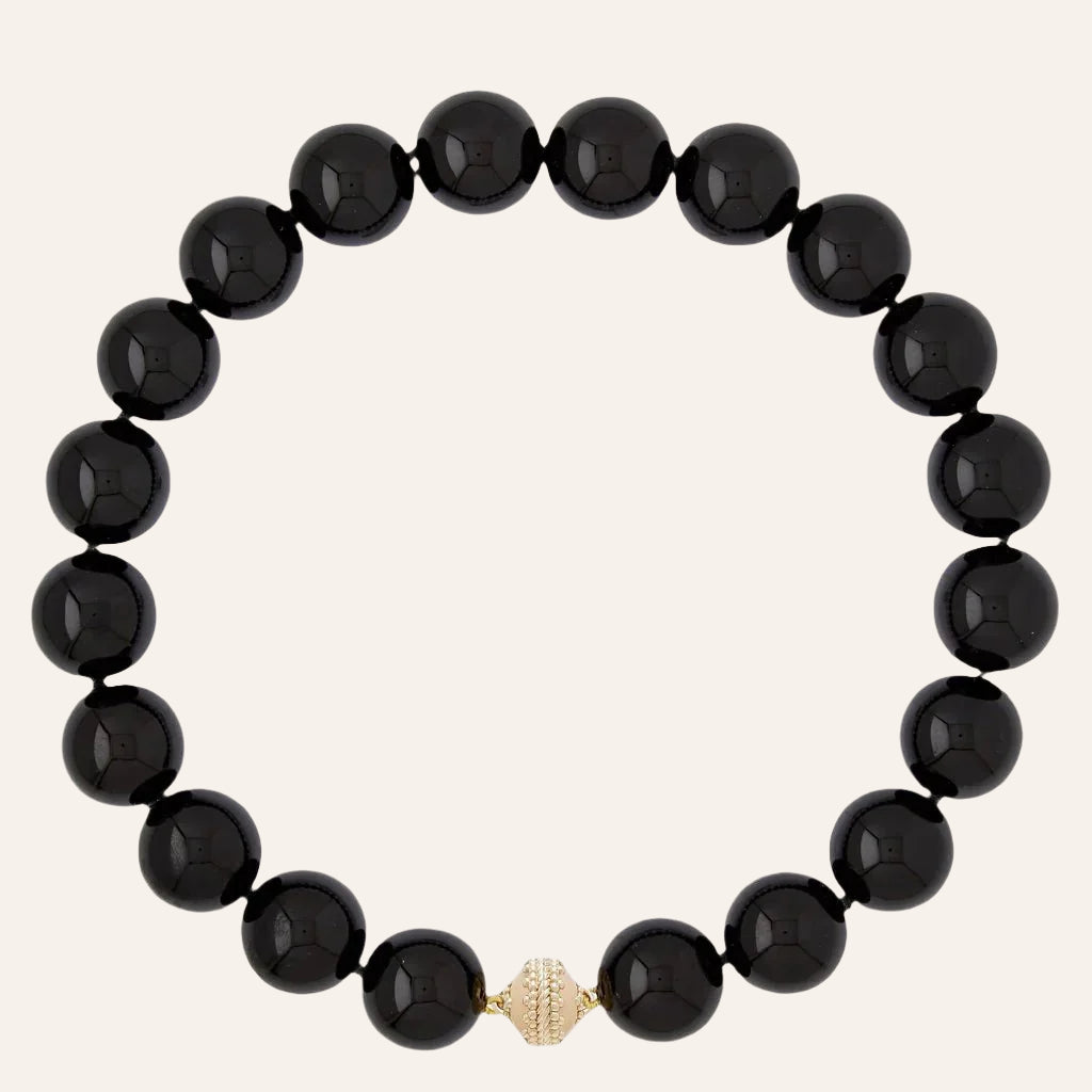 Victoire Black Onyx 20mm Necklace