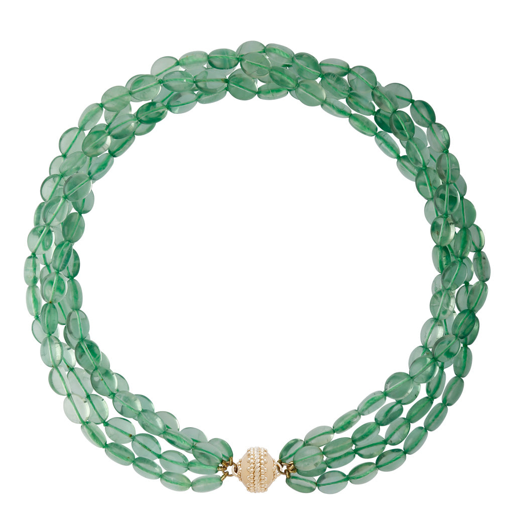 Helen Green Fluorite Multi-Strand Necklace