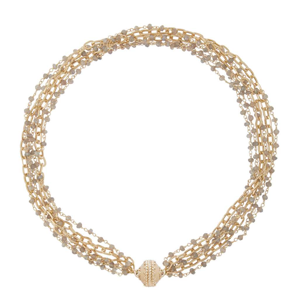 Ashley Gold Multi-Strand Necklace