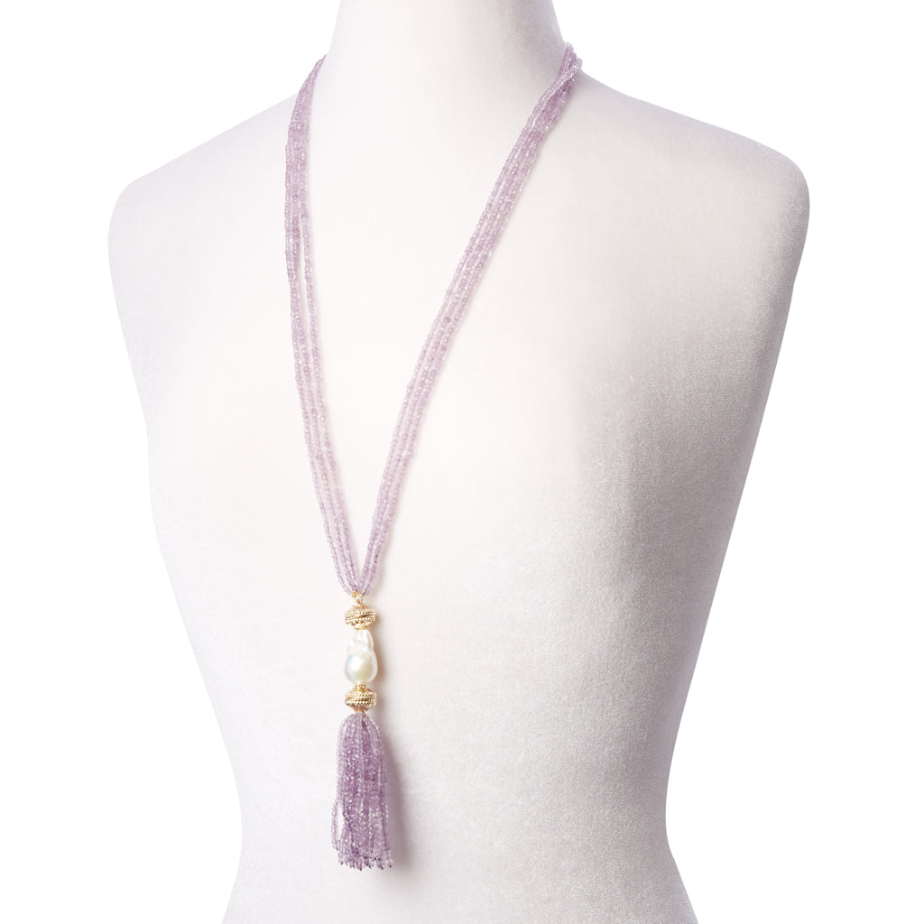 Michel Amethyst Tassel