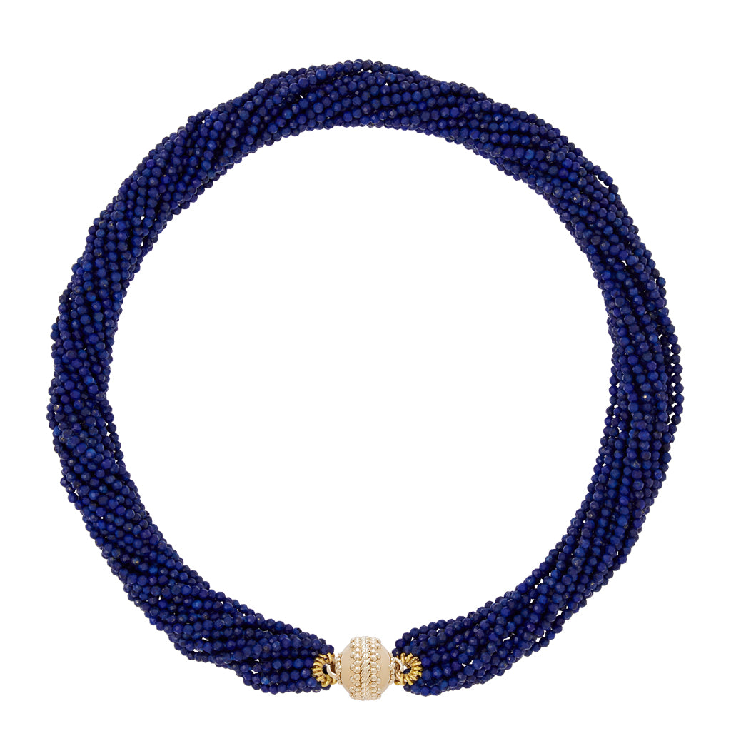 Michel Lapis Multi-Strand Necklace