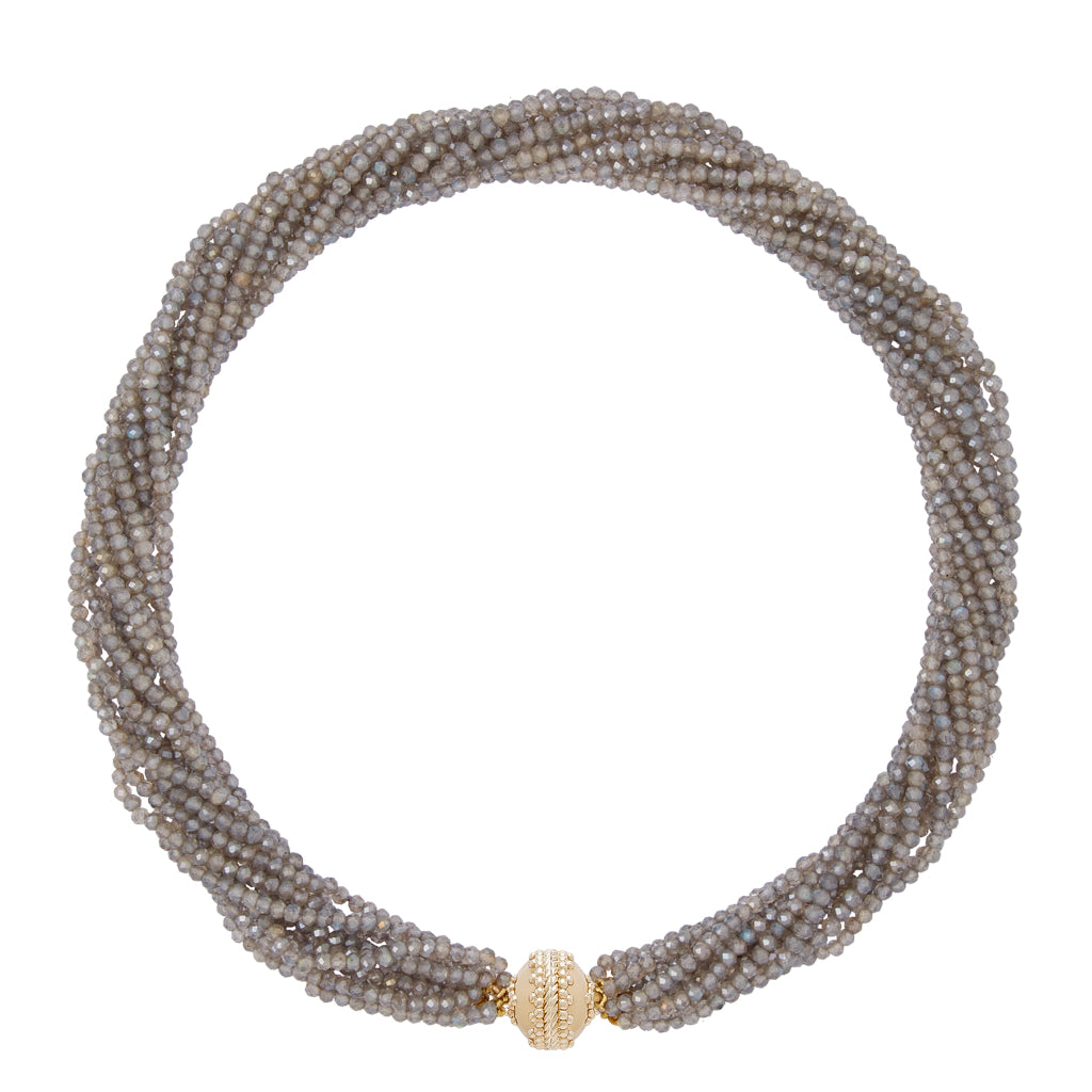 Michel Labradorite Multi-Strand Necklace