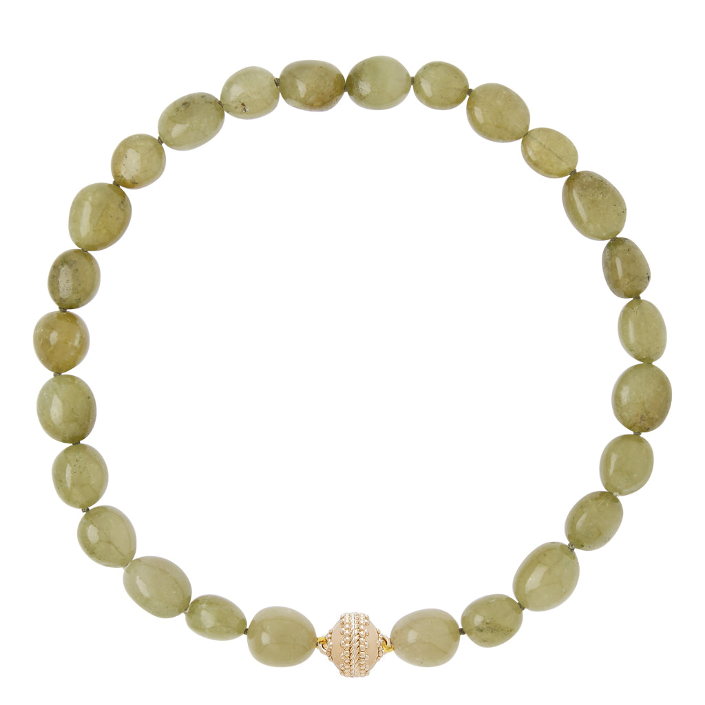 Helen Green Garnet Necklace
