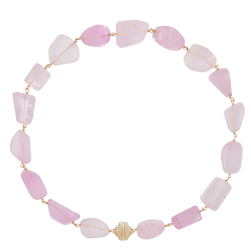 Caspian Pink Kunzite Necklace