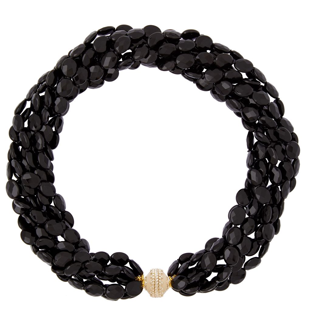Nancy Black Onyx Multi-Strand Necklace