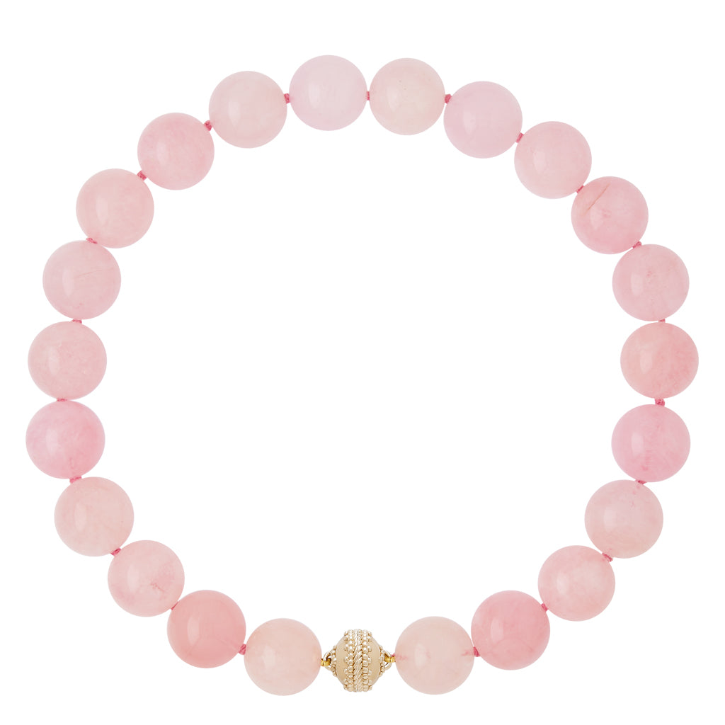 Victoire Pink Morganite 18mm Necklace