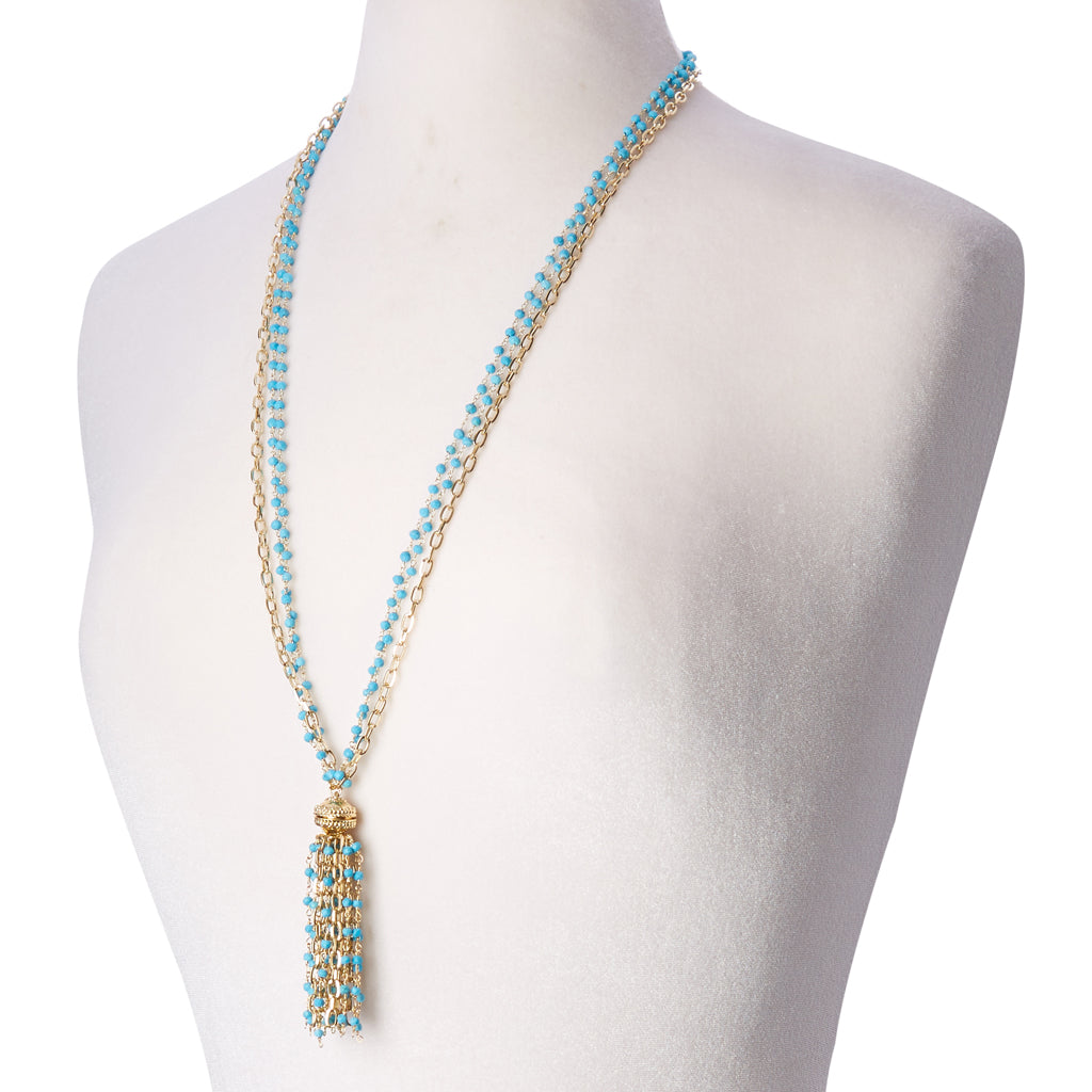 Ashley Turquoise Tassel