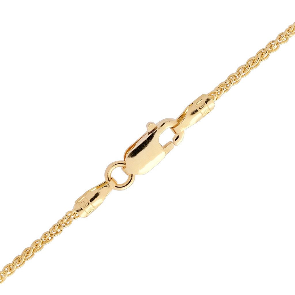 Round Wheat Necklace Chain, 16"L