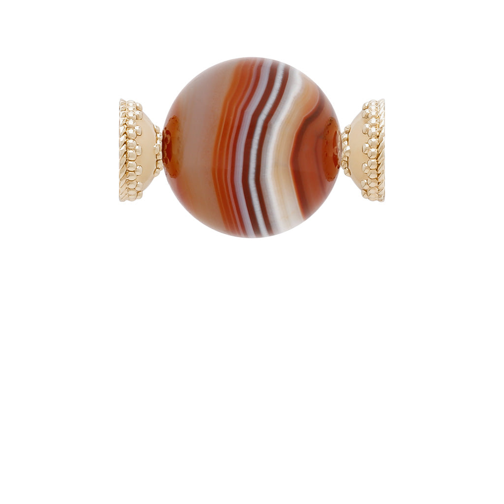 Victoire Banded Agate 25mm Centerpiece