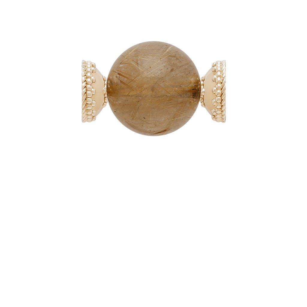 Victoire Rutilated Quartz 22mm Centerpiece