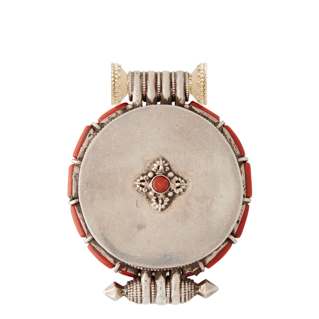 Tibetan Treasure Large Medallion Centerpiece