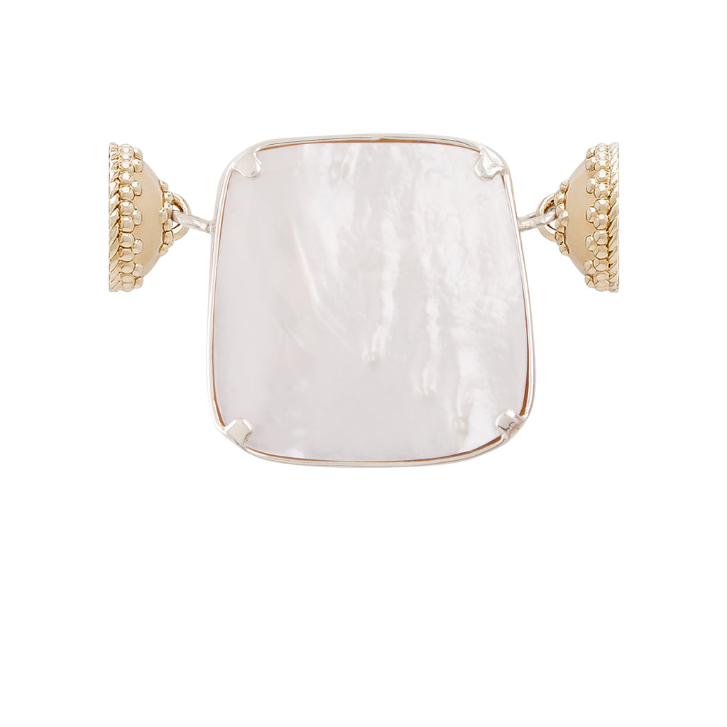 Silver Bezel Large Citrine Druzy Centerpiece