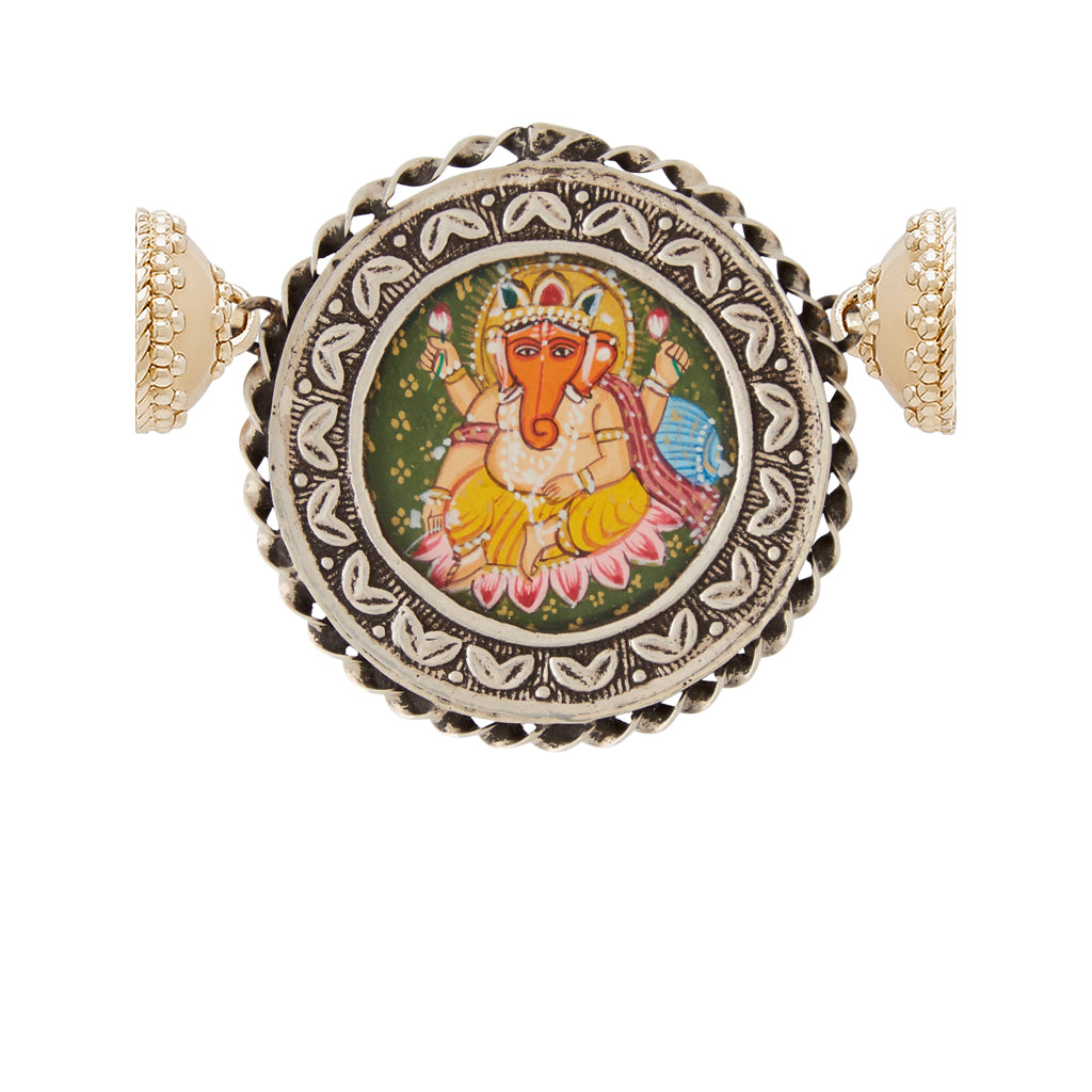 Green Ganesh Dharma Centerpiece