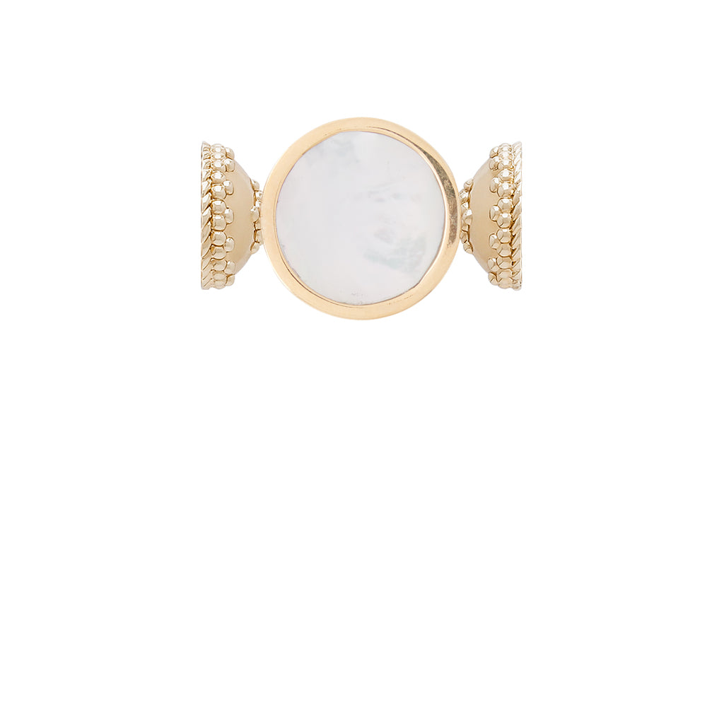 Platinum Druzy Round Centerpiece