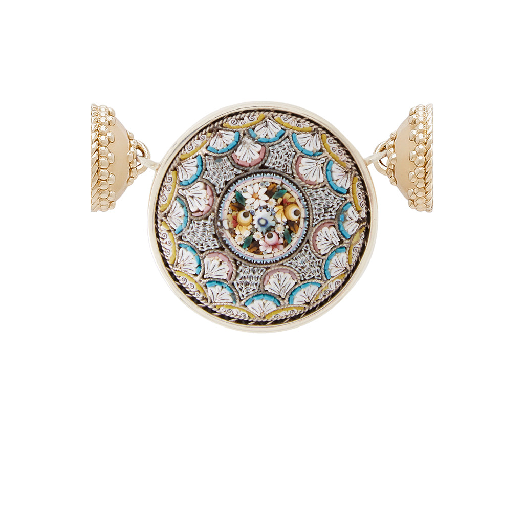 Round Italian Mosaic Centerpiece