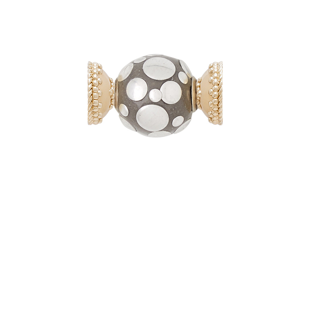 Sterling Silver Polka Dot 20mm Centerpiece