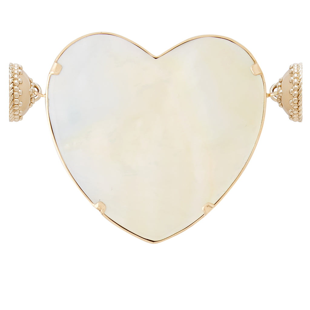 Large Bisbee Azurite Heart Centerpiece