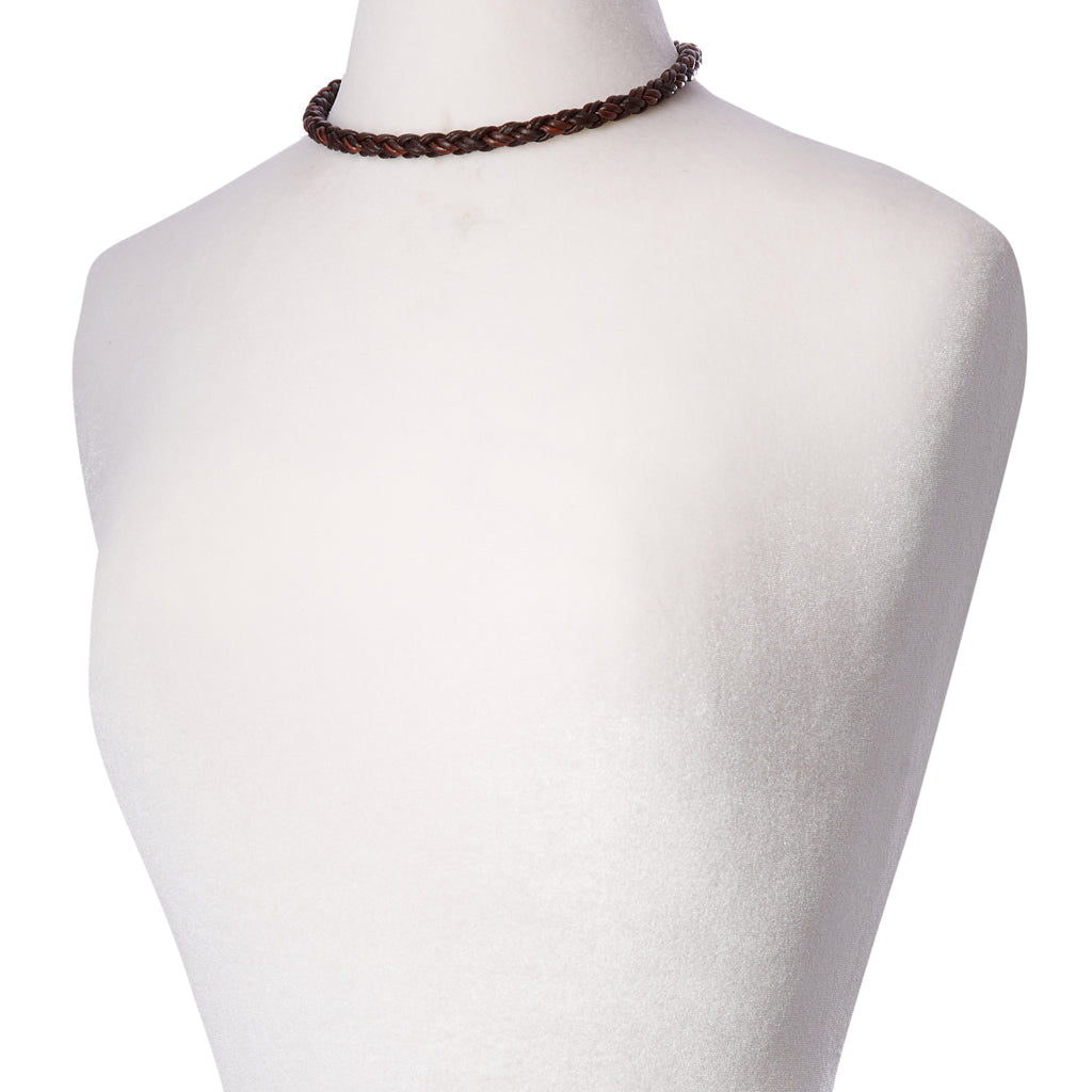 Bolo Brown Leather Necklace