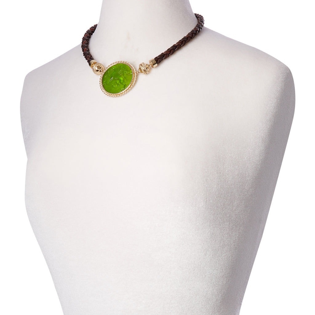 Bolo Brown Leather Necklace