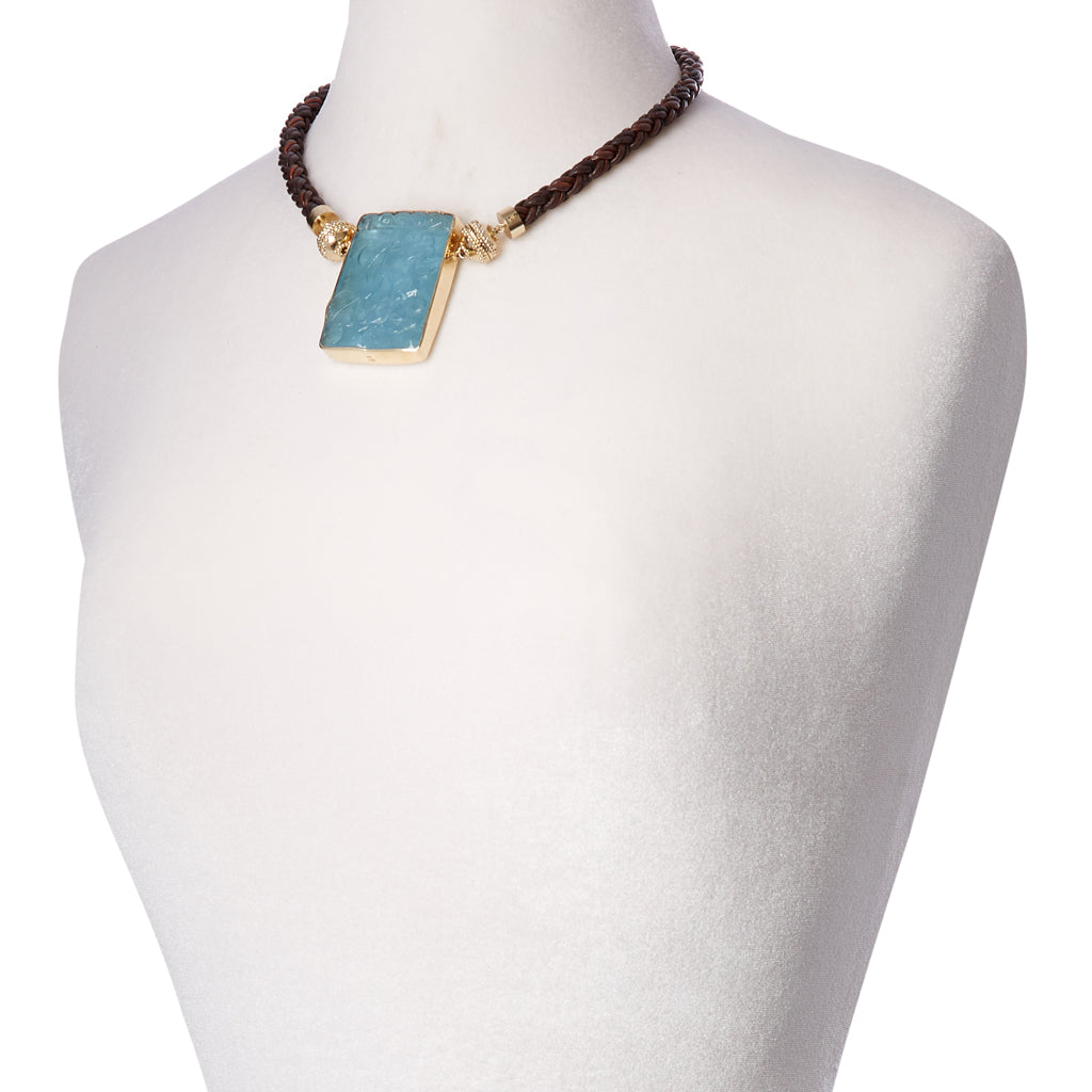 Bolo Brown Leather Necklace