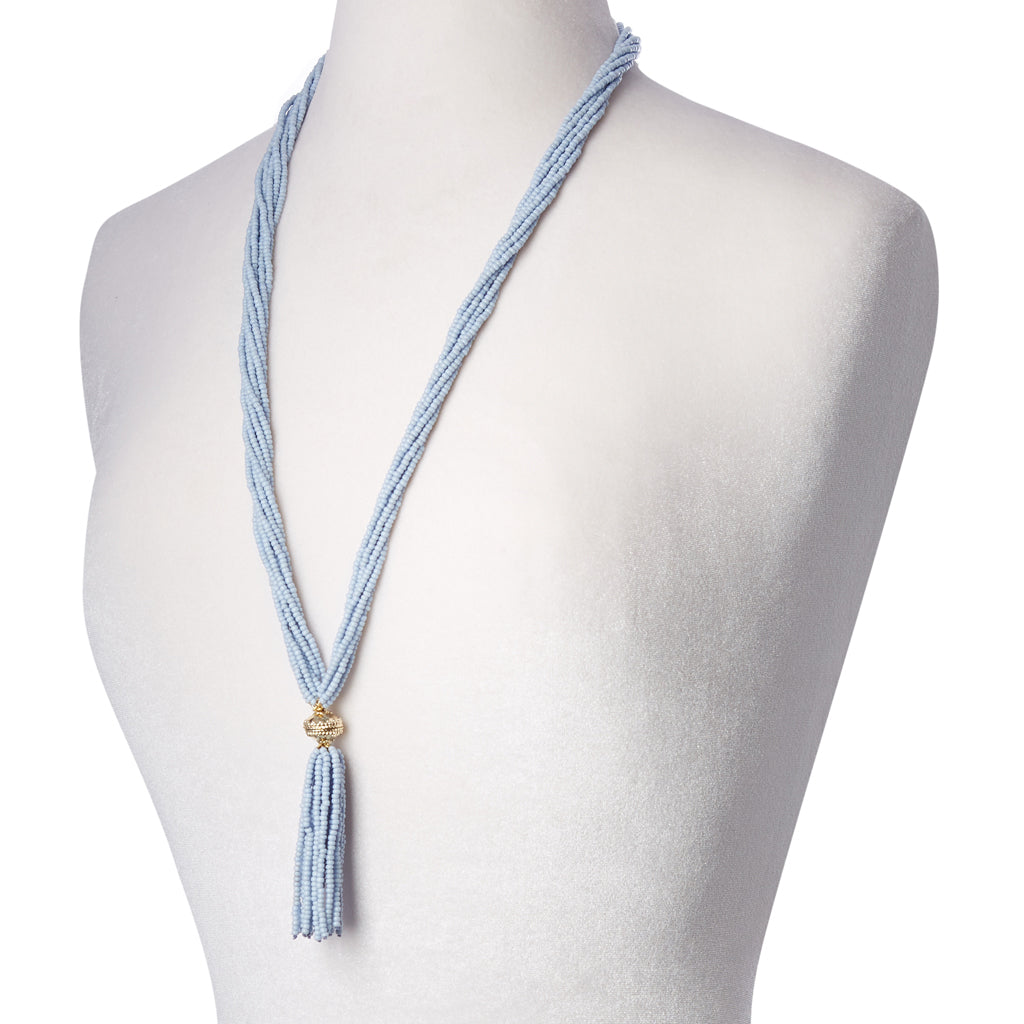 Emily Chalcedony Multi-Strand Necklace