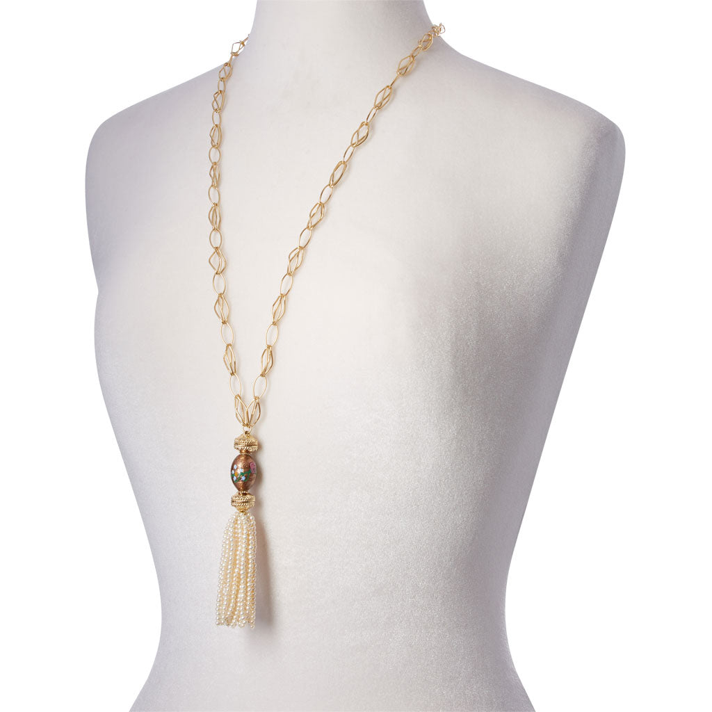 White Pearl Tassel