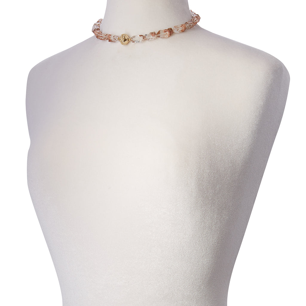 Lodolite Faceted Necklace