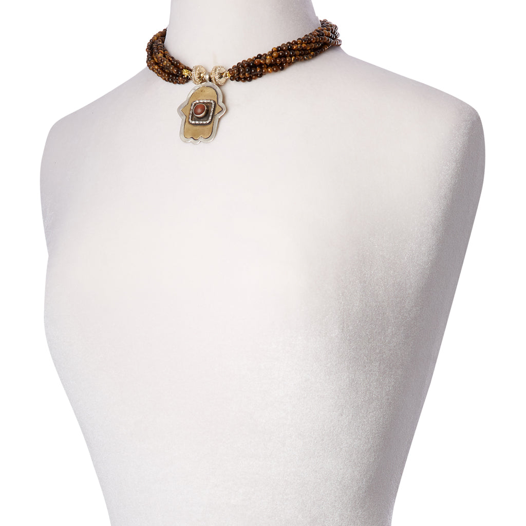 Tibetan Treasures Brass Hamsa