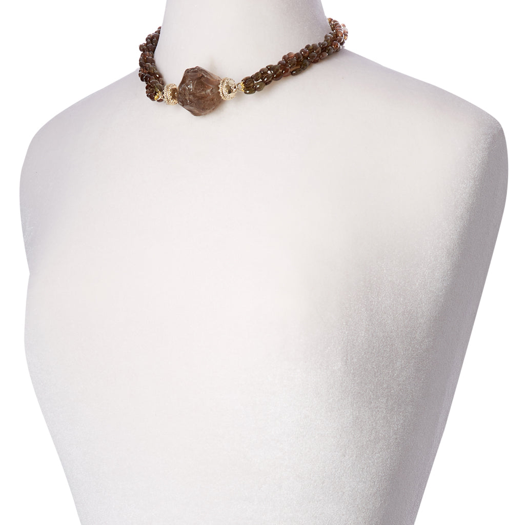 Nancy Andalusite Multi-Strand Necklace